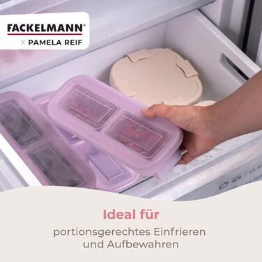 Двойной контейнер для заморозки 2 x 250 мл с крышкой, лавандовый Pamela Reif Fackelmann