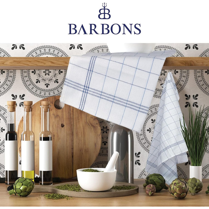 Набір з 10 кухонних рушників 50 x 70 см, синій BARBONS