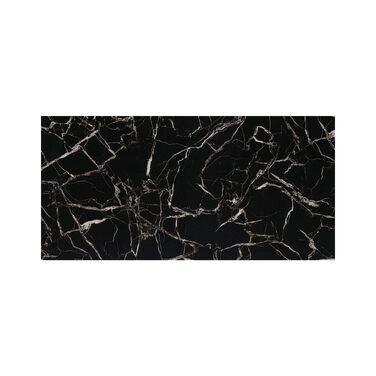 Стінові панелі IZODEKOR під мармур 60x120 см Панель для кухонного фартуха ПВХ-облицювання стін для кухні, ванної кімнати Бризкозахисний екран для кухні Водонепроникний та термостійкий ( панель, чорно-білий)