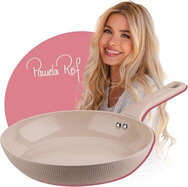 Сковорода 28 см с ребристым дизайном, пастельно-бежевый Pamela Reif Fackelmann