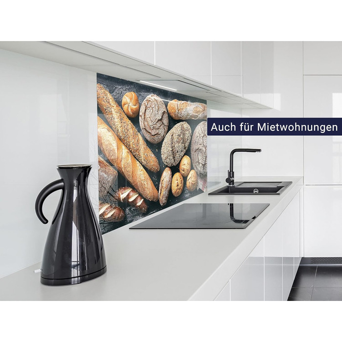 Кухонный фартук со стеклянным видом 280 х 58 см timalo