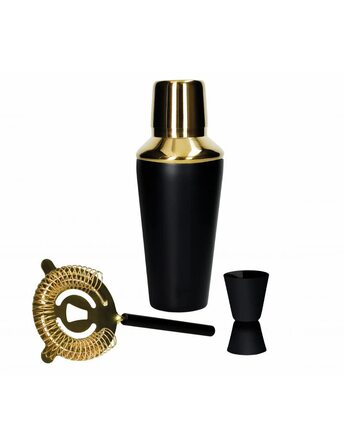 Набір коктейльних аксесуарів 3 шт чорний BRANDANI