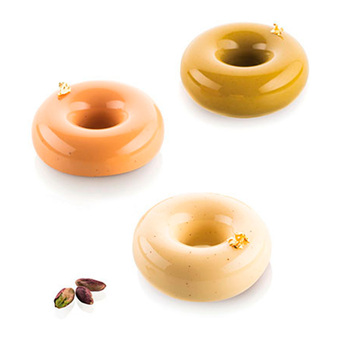 DONUTS GOURMAND 80 Форма силіконова 'донатс' Ø72 h27 мм (6х80 мл)