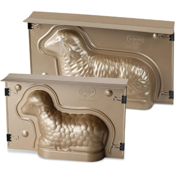 Набір з 2 форм для пасхальної випічки, ягнята Golden Easter Dr. Oetker