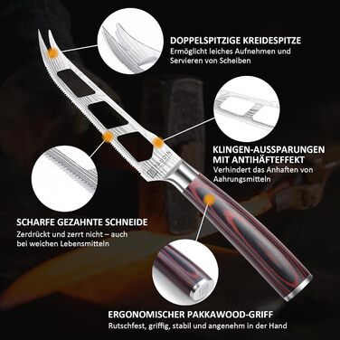 Сырный нож 12,5 см PAUDIN