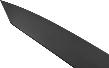 Набор ножей Wakoli Titanium Noir (5 предметов) с подставкой профессиональный кухонный набор ножей из нержавеющей стали с черным титановым покрытием (12,521 см), магнитная подставка для ножей.