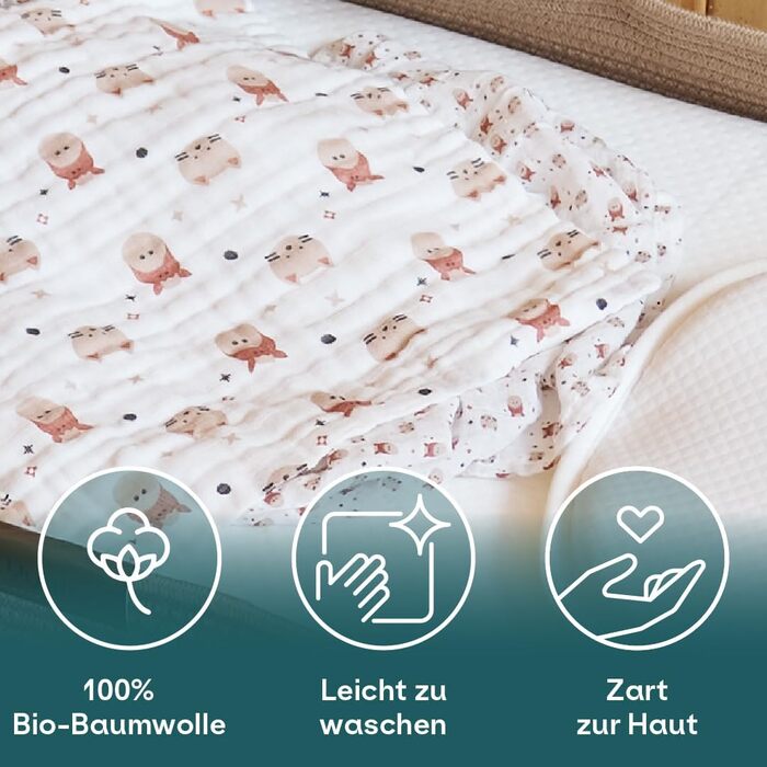 Набор из 6 полотенец для детей 30 х 30 см KOALA BABYCARE