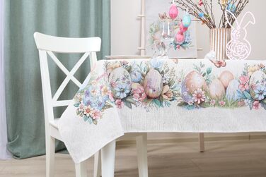 Скатертина 140 х 240 см "Пасхальні яйця" textile idea