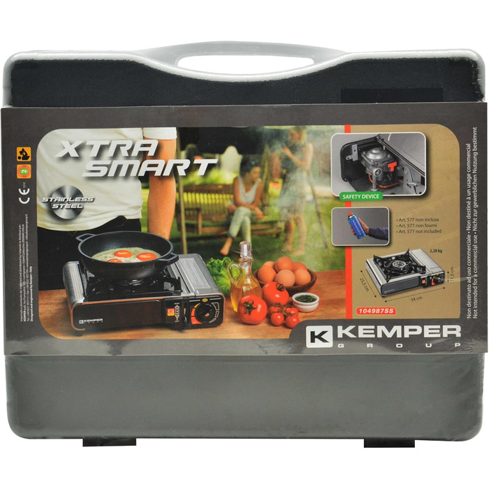 Портативная газовая плита 1900 Вт Nomade Kemper