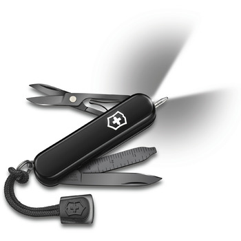 Нож швейцарский 7 функций, 58 мм, Victorinox Signature Lite Onyx Black