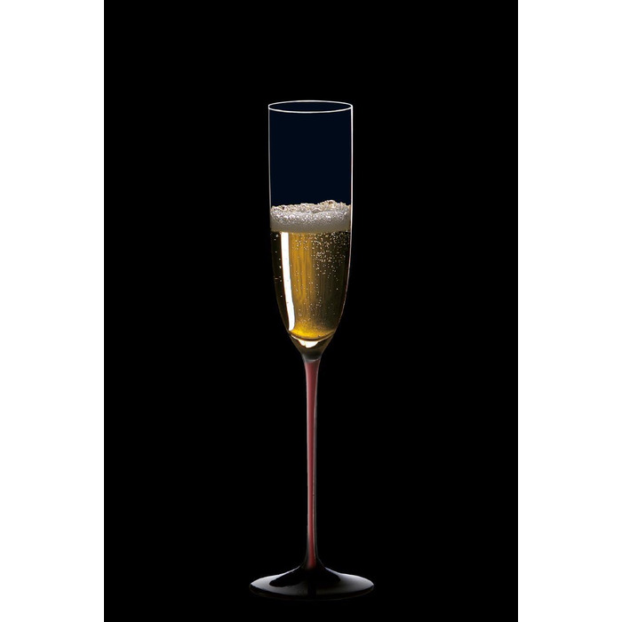 Келих флюте для шампанського, червоний/чорний Black Series Collector's Edition Riedel