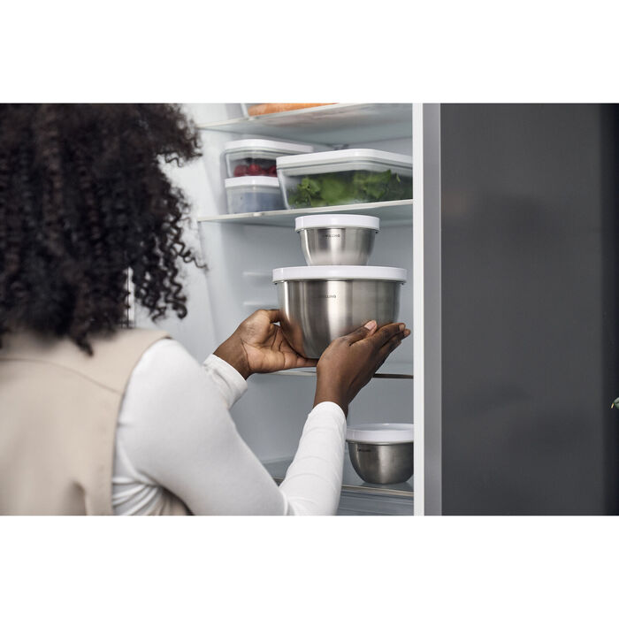 Набор мисок с вакуумными крышками, 6 предметов, нержавеющая сталь Fresh & Save Zwilling