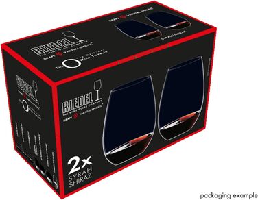 Набір з 2 келихів без ніжки для червоного вина Шираз 0,67 л, O Wine Tumbler Riedel