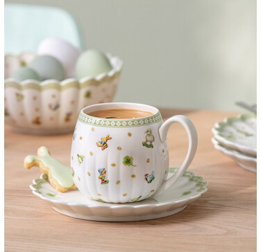 Блюдце 17,7 см до кухля з ручкою, набір 6 предметів, Easter Delight Villeroy & Boch