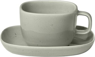 Чашка для кави 200 мл з блюдцем, Mirage Gray VAHLO Blomus