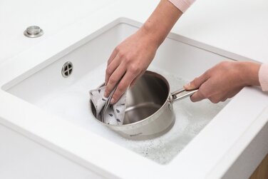 Набір рушників для посуду, 2 шт 0,5х30х30 см світло-сірий Sink side Brabantia
