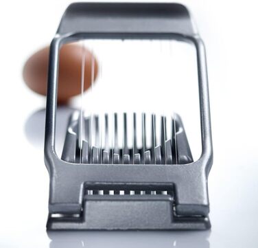 Дровокол для яєць Westmark Duplex Special Dark Edition, ріжучі дроти з нержавіючої сталі з індивідуальним натягом, високоякісне спеціальне покриття, алюміній, 1020226Z (срібло/срібло)