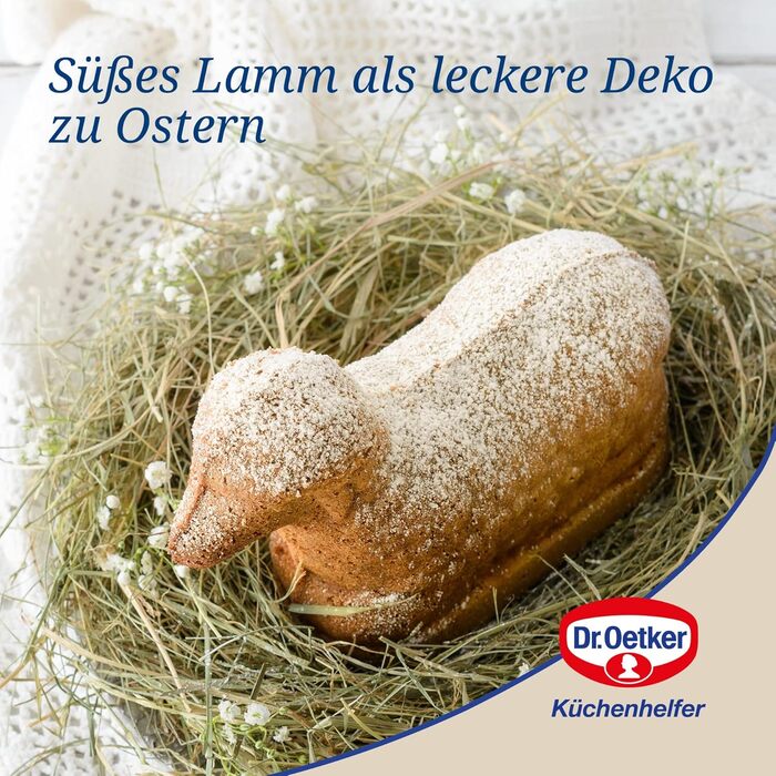 Форма для пасхальної випічки, маленьке ягня Golden Easter Dr. Oetker