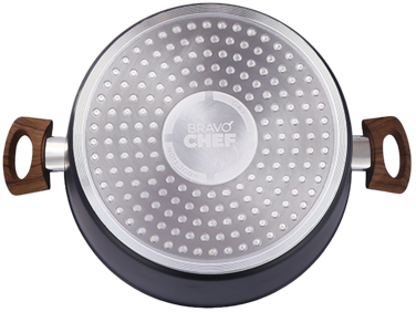 Кастрюля Bravo Chef классическая 20 см (2.6 л) с крышкой (6917687)