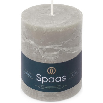 Свічки Spaas Rustic Pillar 80/110 мм 65 шт. - (Світло-сірі)