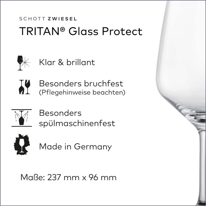 Келихи для червоного вина 0,66 л, набір 6 предметів, Taste Schott Zwiesel