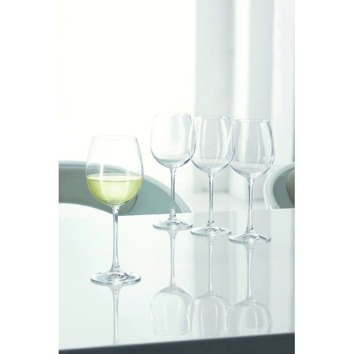 Бокал для шампанского Spiegelau & Nachtmann, стеклянный, прозрачный, 4 шт. (в упаковке ), 4 шт. (бокалы для белого вина)