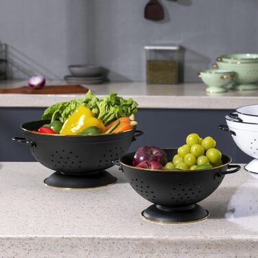 Набір із 2 металевих друшляків-сит 23 та 28 см beifeier