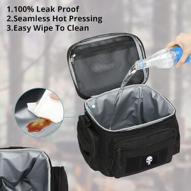 Термосумка 12,3 л чорна Bunnychic