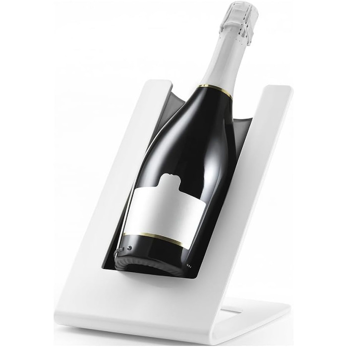 Охладитель для бутылок вина, белый, с хладоэлементом, вмещает стандартную бутылку 750 мл