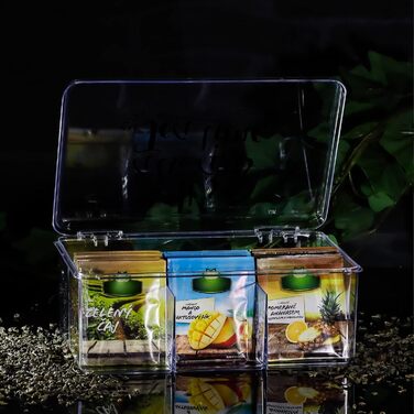 Органайзер для чайных пакетиков, 6 отделений, набор 2 предмета It's Always Teatime Com-Four