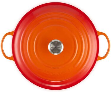 Чавунна каструля Le Creuset Signature, 32 см, 4,1 л (колір Ofenrot)