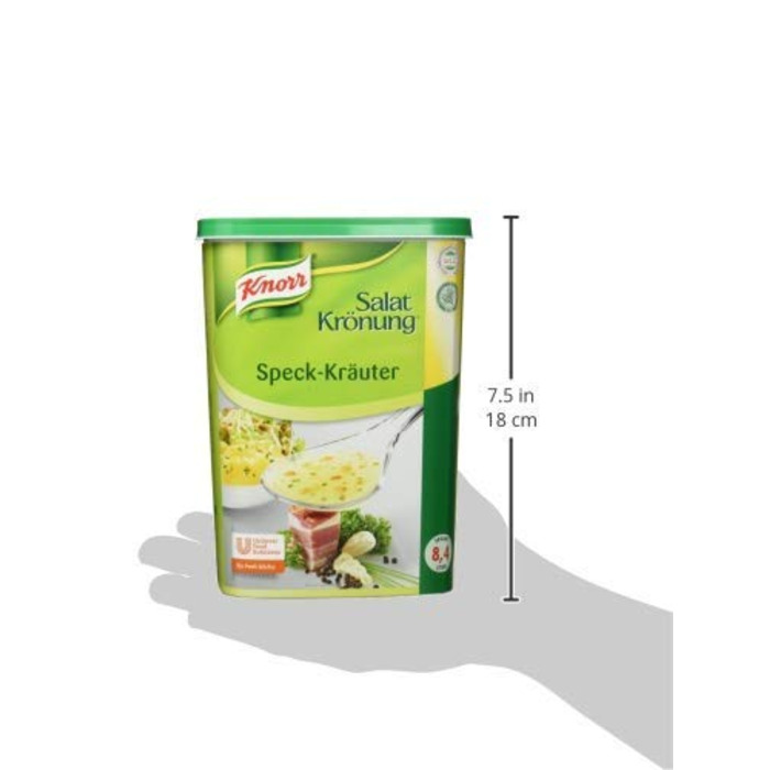Заправка для салату Knorr Art (Легко готується, універсальна заправка для салату) 1 упаковка (1 x 1 кг) (Трави, 1 кг (1 упаковка))