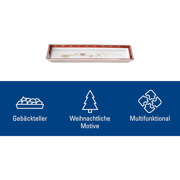 Блюдо сервіровки, маленьке 27 x 22 см Winter Bakery Delight Villeroy & Boch