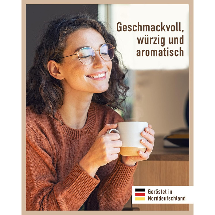 Кава - Кав&39ярня - Смажена кава - Мелені кавові зерна - 250 г - 100 арабіка - Ароматна - Традиційна кавова суміш (Hanseat, 500 г (10 шт.))