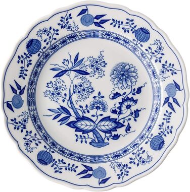 Обеденная тарелка с бортиком, 25 см Blau Zwiebelmuster Hutschenreuther