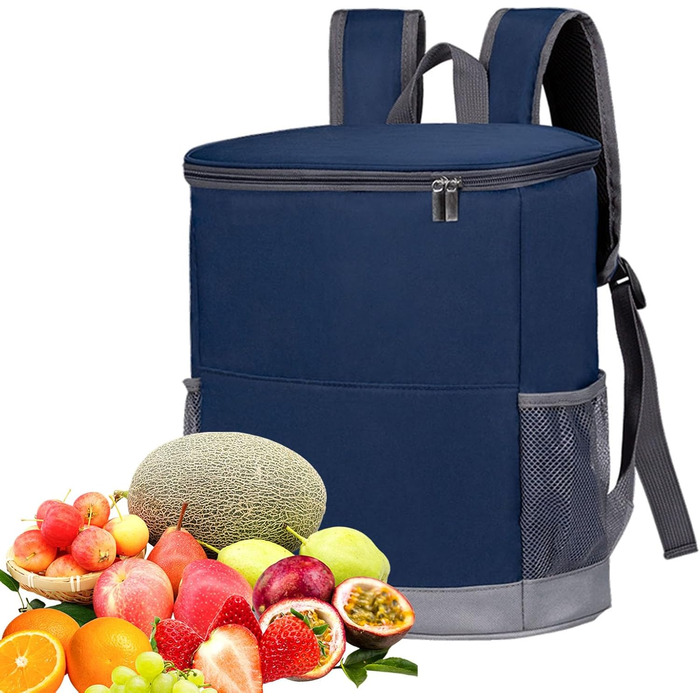 Большой терморюкзак синий Generisch