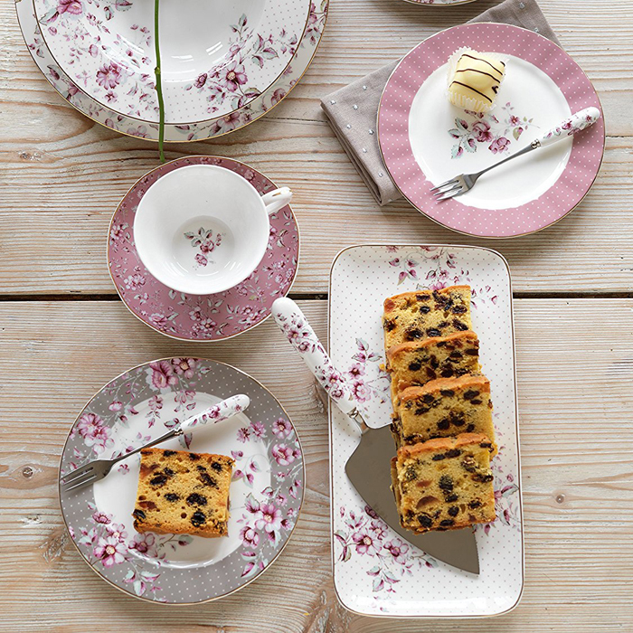 Тарелка сервировочная CreativeTops Ditsy Floral, фарфор, 29 х 15 см