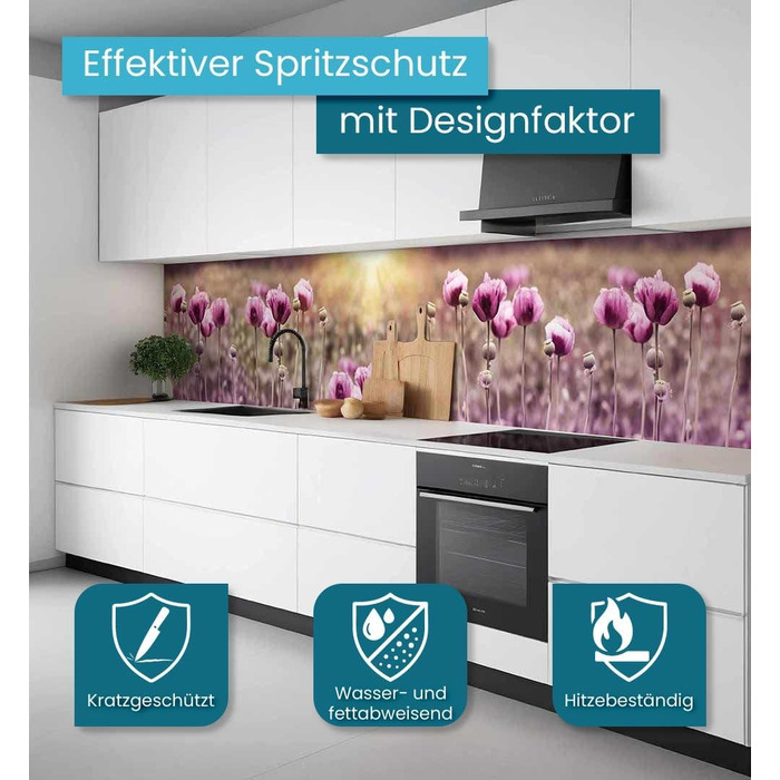 Самоклеящаяся брызгозащитная пленка 60 x 60 см MyMaxxi