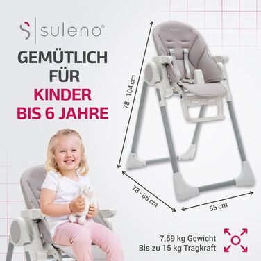 Дитячий стільчик для годування Suleno