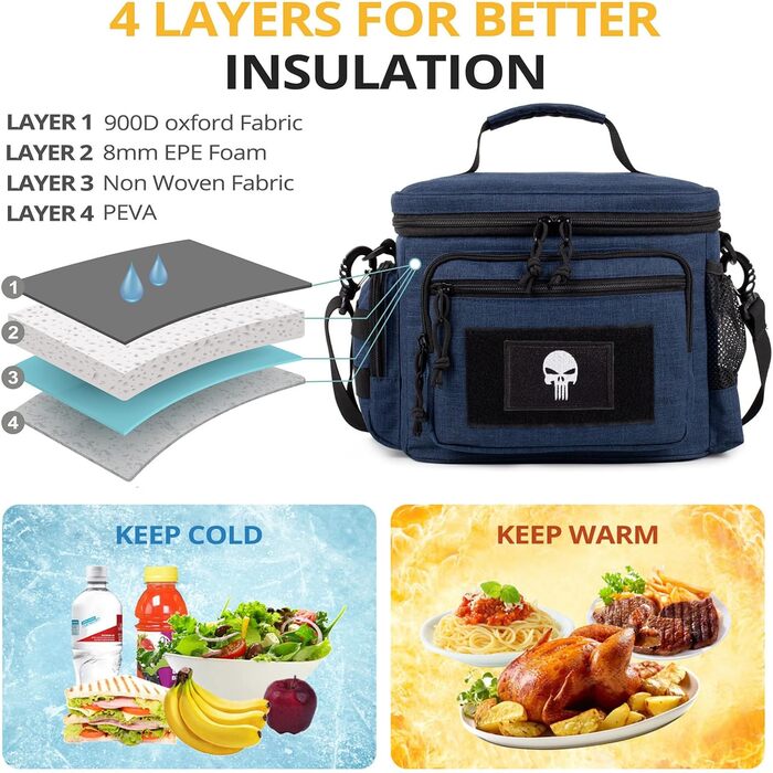 Термосумка 12,3 л синя Bunnychic