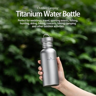 Титановая бутылка для кемпинга и походов 550 мл Boundless Voyage