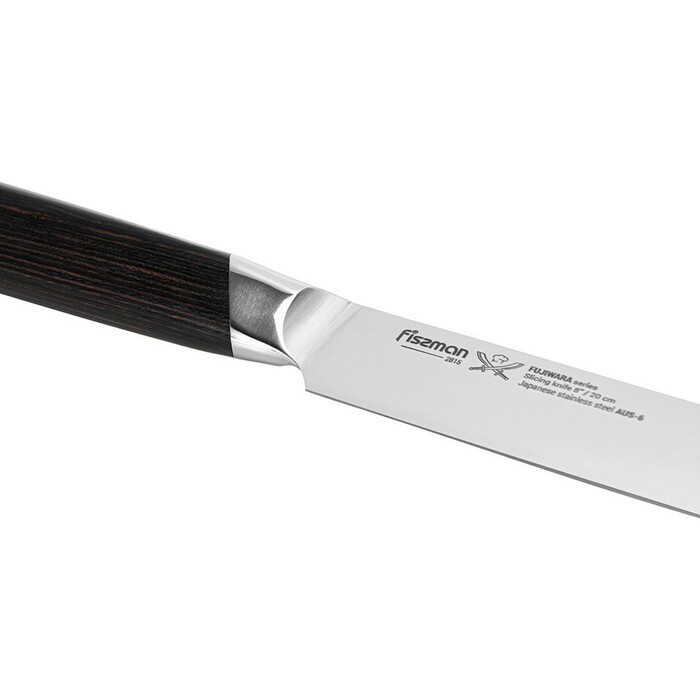 Гастрономический нож Fissman FUJIWARA 20 см сталь AUS-6 (2815)