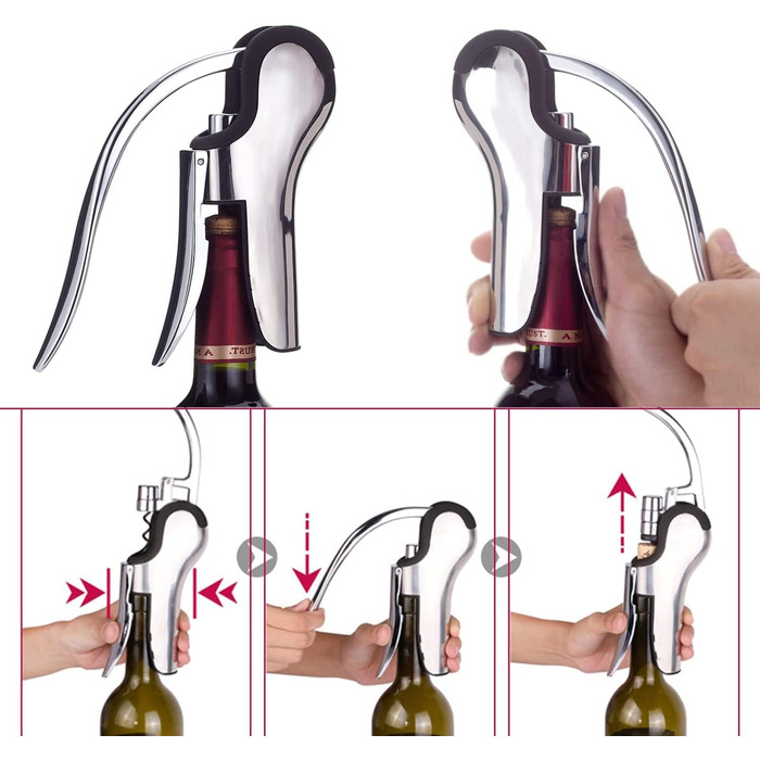 Відкривачка для пляшок з нержавіючої сталі з вбудованим ножем KAYCROWN