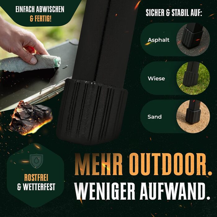 Столик-гриль 2-в-1 для кемпинга GERBERDING