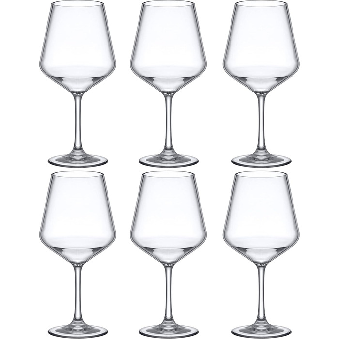 Набір з 6 келихів 400 мл Amazing Abby