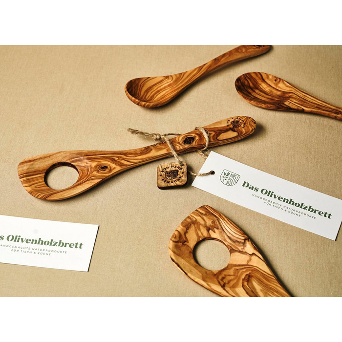 Обробна дошка з натурального оливкового дерева 50 х 35 см das Olivenholzbrett