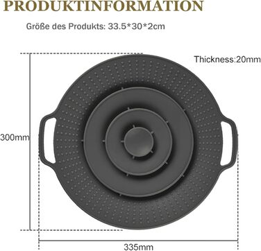 Силіконовий захист від википання та бризок 2 шт Astis