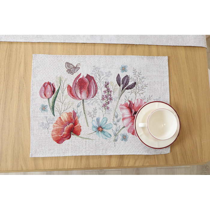 Набір серветок під тарілки 12 шт 35 х 45 см textile idea