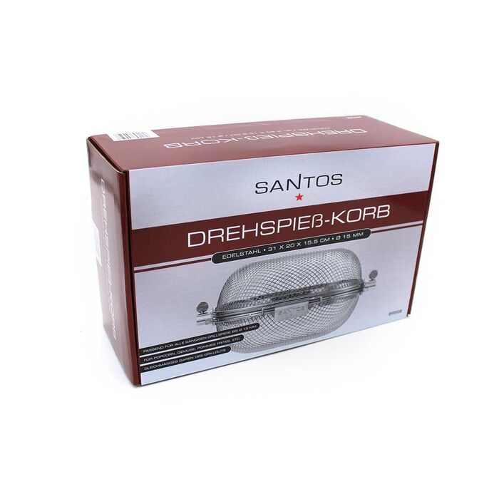 Корзина-сетка для вертела XS SANTOS, для узких грилей, нержавеющая сталь 899508 Код: 010971