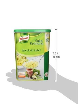 Заправка для салату Knorr Art (Легко готується, універсальна заправка для салату) 1 упаковка (1 x 1 кг) (Трави, 1 кг (1 упаковка))